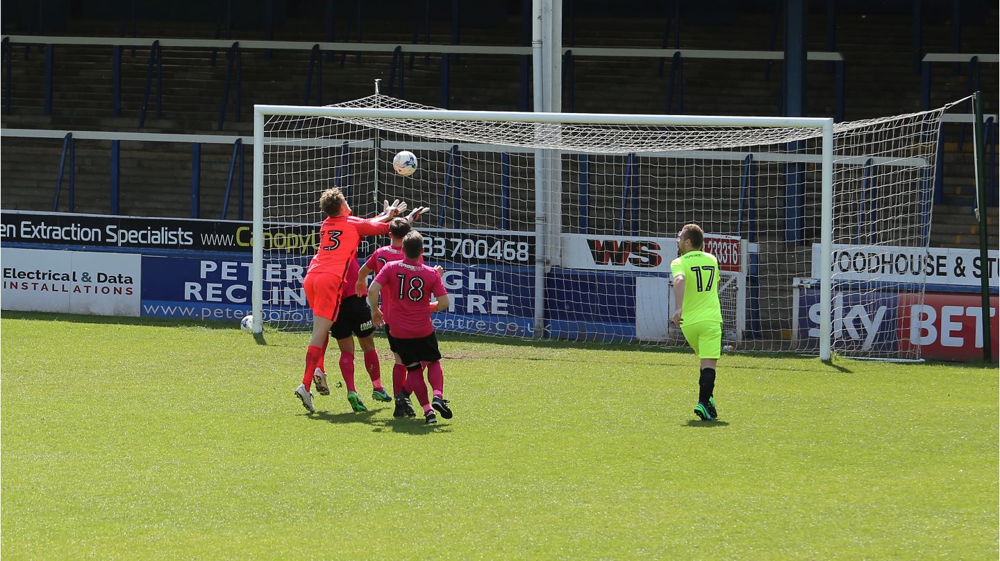 Rowland showing his positional awareness